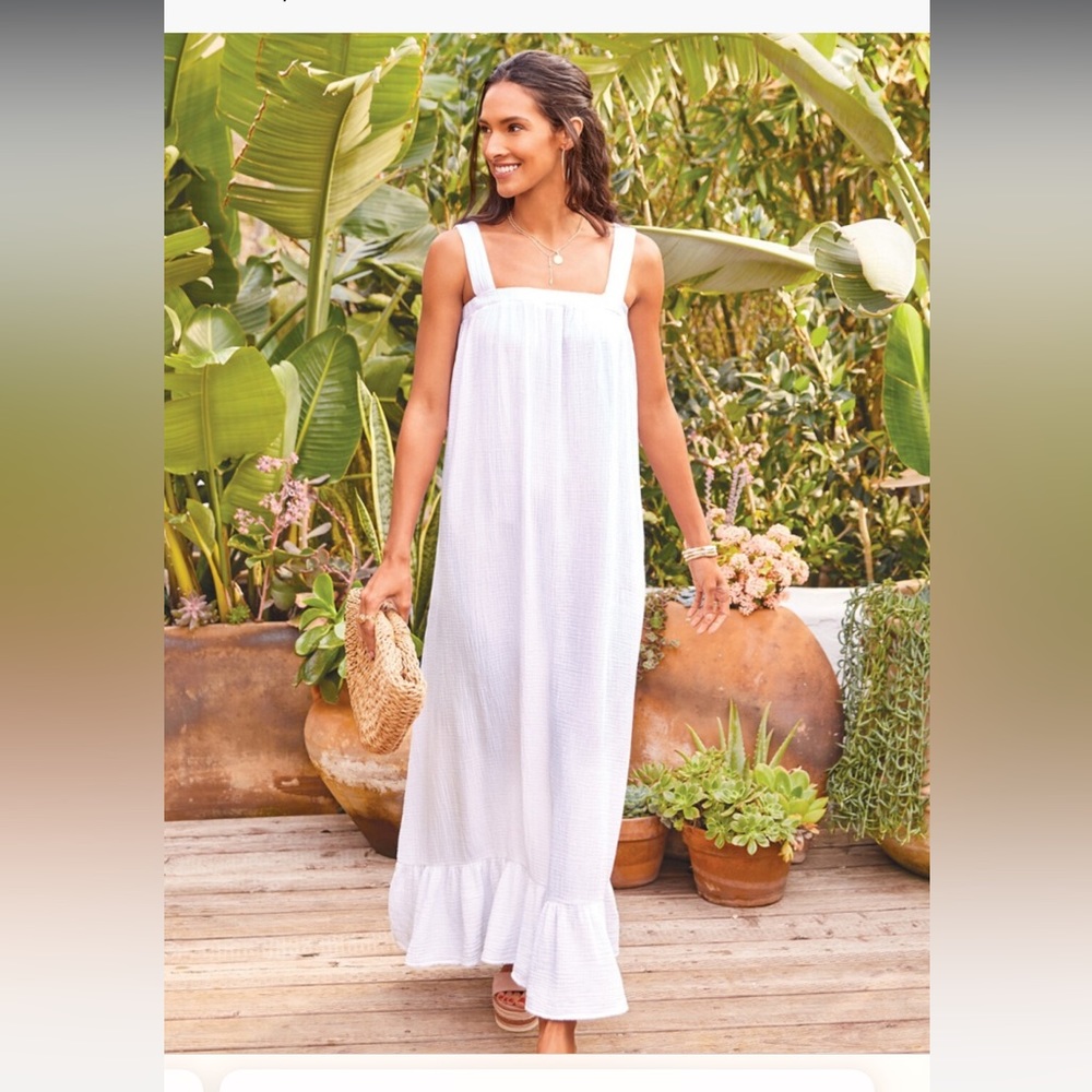 Bobi gauze maxi dress